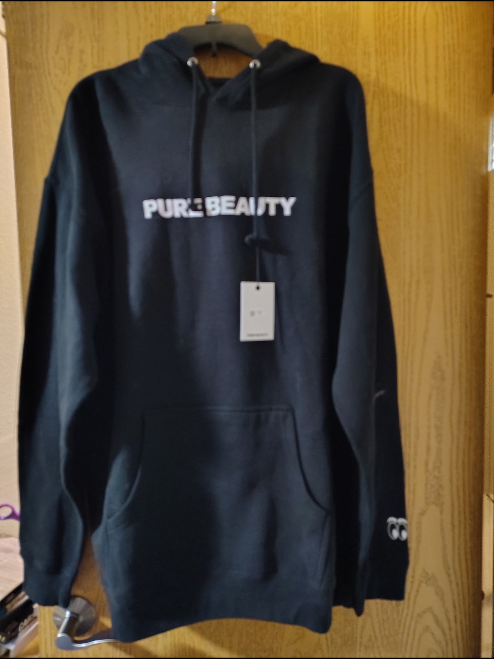 Women's Black Pullover Hoodie